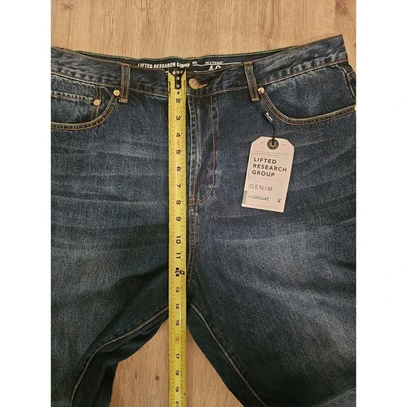 LRG 1947 Denim Jeans True Straight Size 40 Blue Brand New With Tags